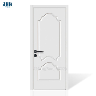 Porte intérieure en bois à 2 panneaux, porte blanche