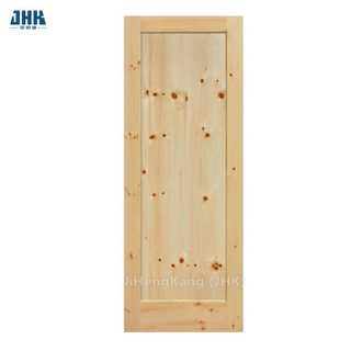 Porte de grange intérieure en bois de pin noueux